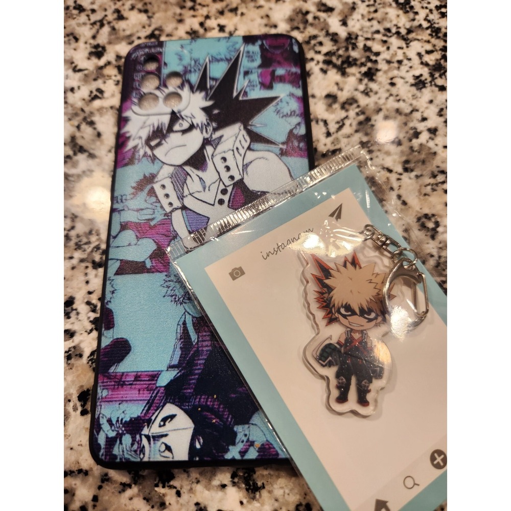 Bakugo‎ Phone Case and Keychain- My Hero Academia
